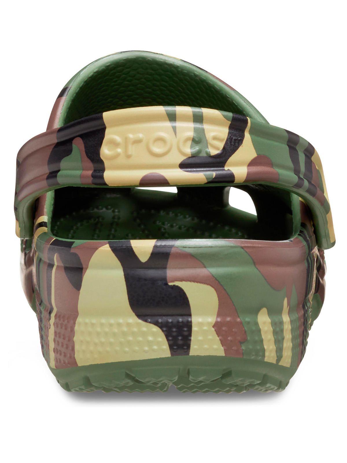 Zueco Unisex Camouflage Clog Verde-4