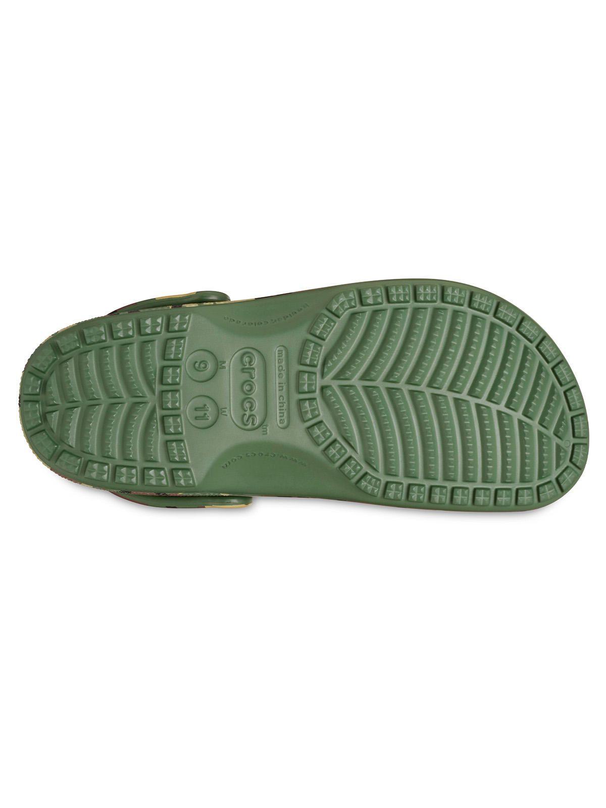 Zueco Unisex Camouflage Clog Verde-5