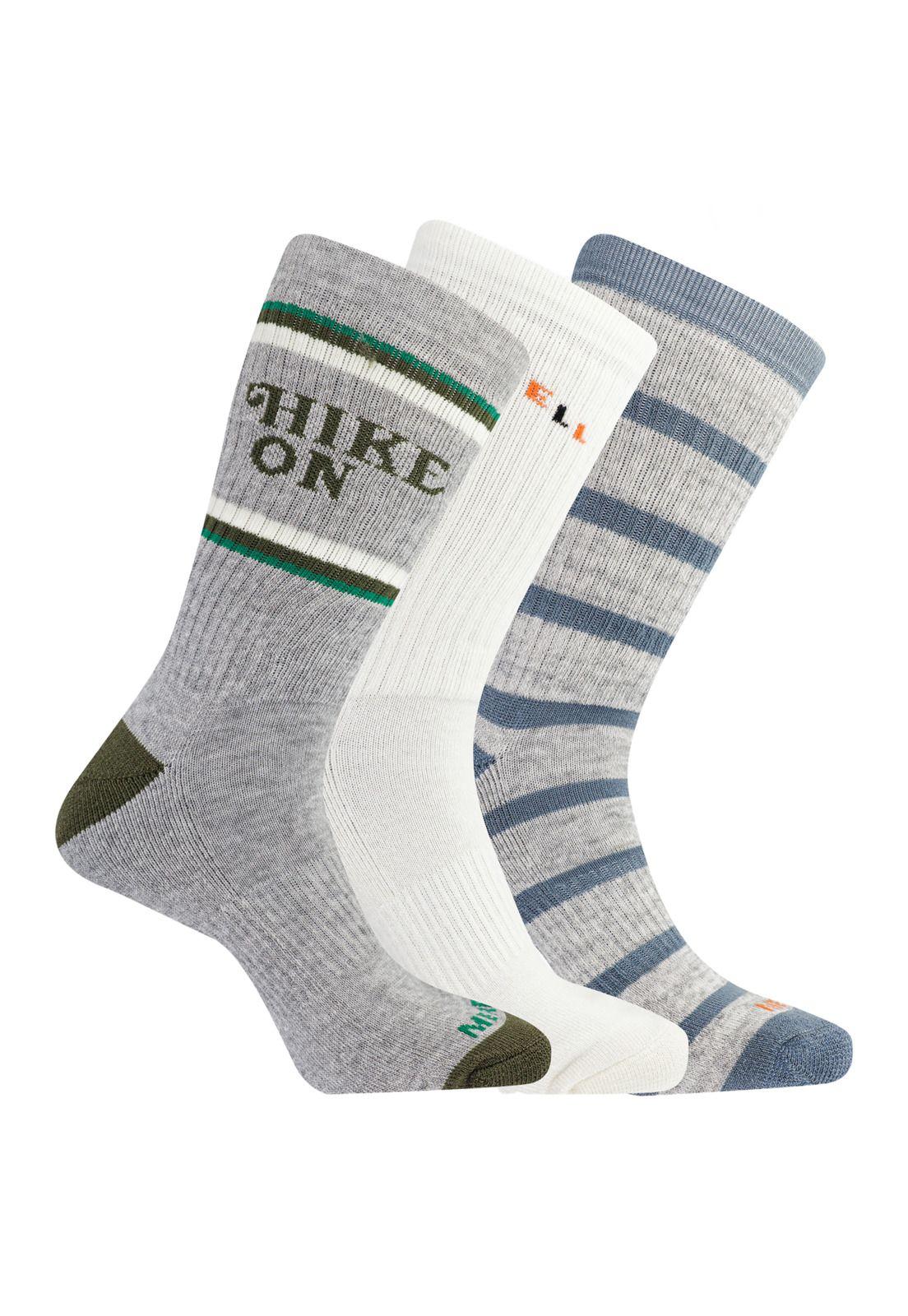 Pack 3 Calcetines Unisex Day Hiker Wool Cushi Multicolor-0