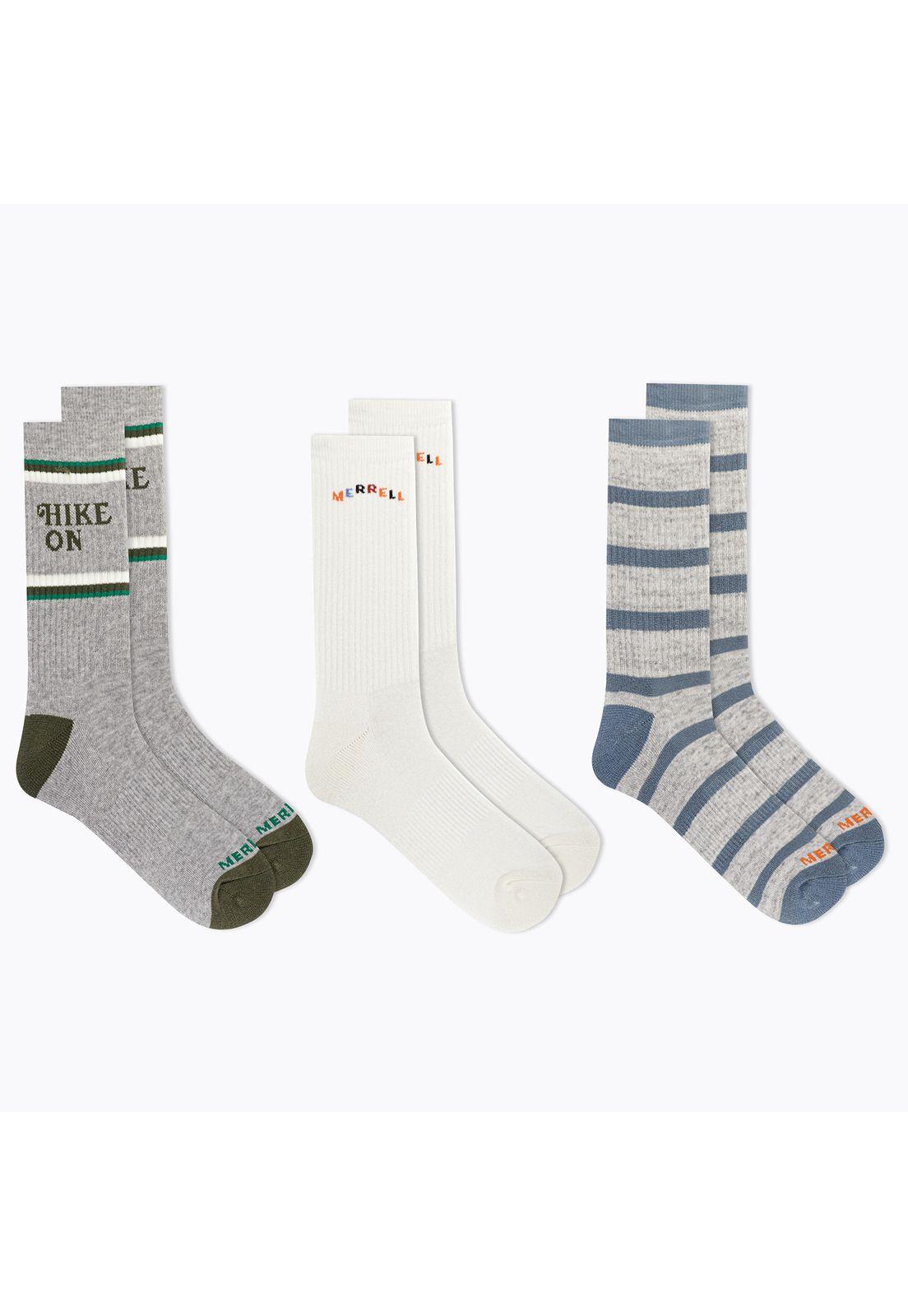 Pack 3 Calcetines Unisex Day Hiker Wool Cushi Multicolor-1