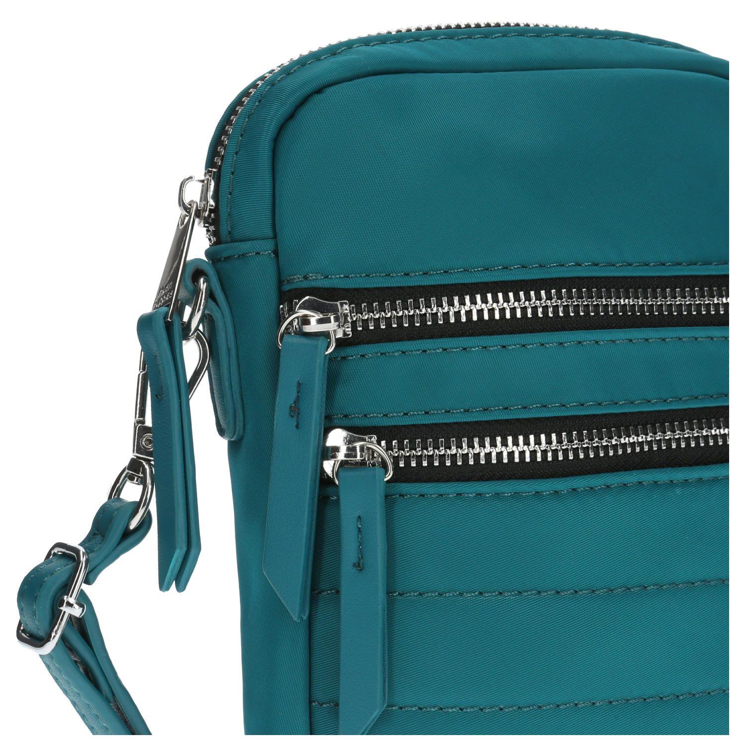 Cartera Riblet Cross Azul Mujer-3