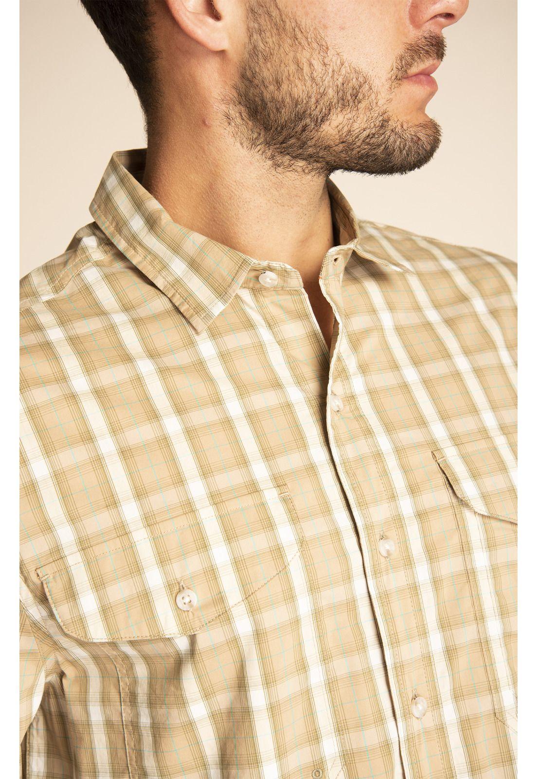 Camisa Hombre Atacama Café-3