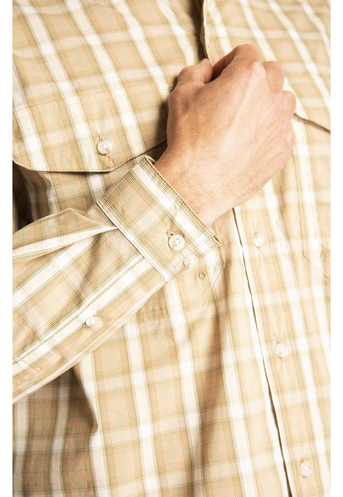 Camisa Hombre Atacama Café-4