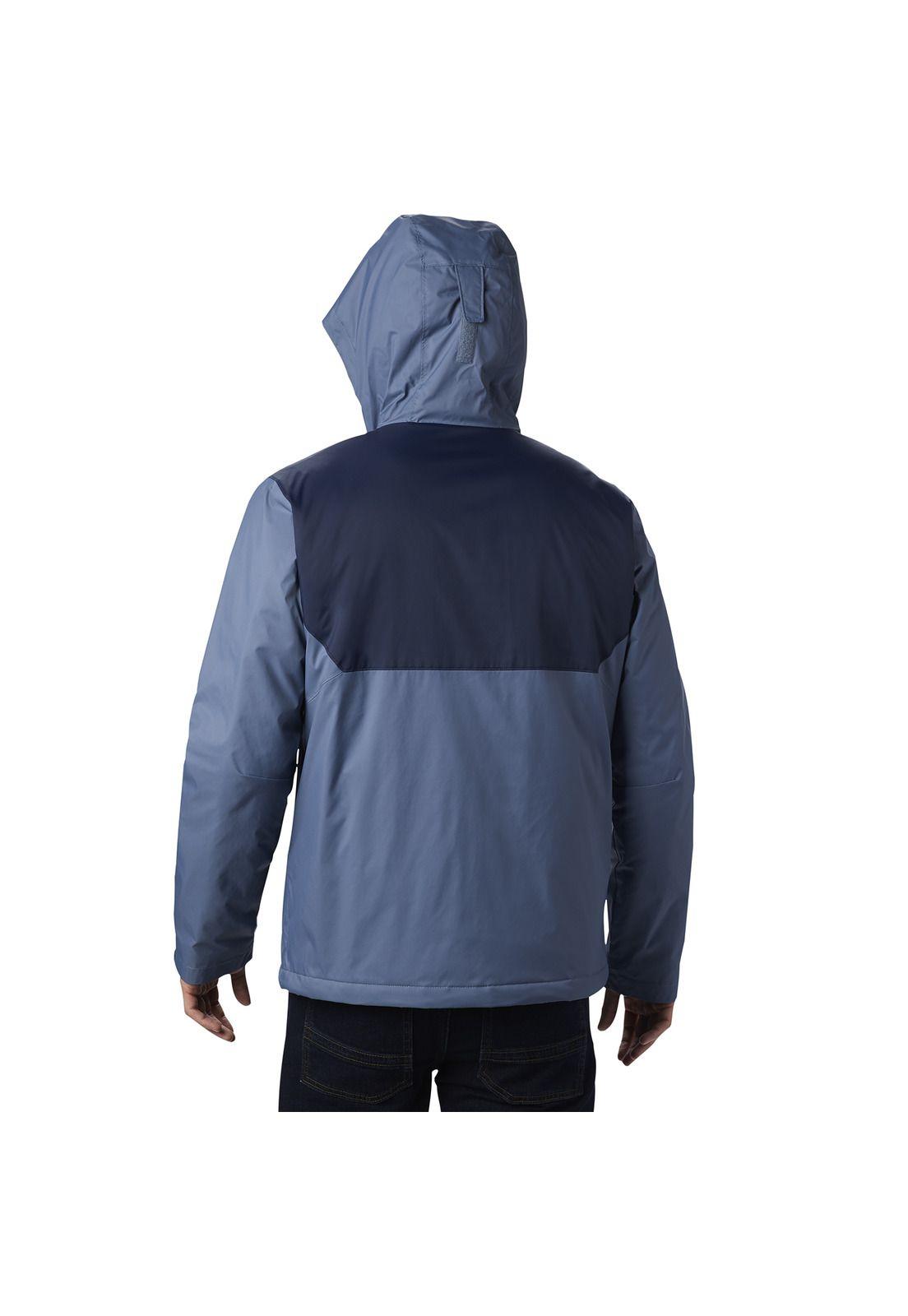 Parka Hombre Straight Line Azul-1