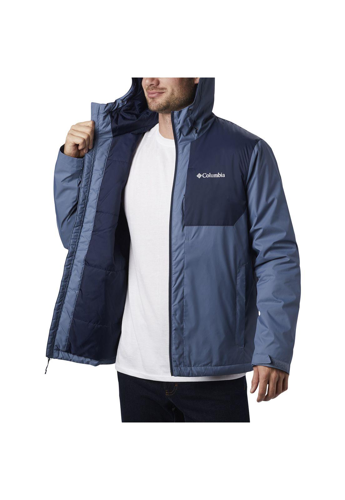 Parka Hombre Straight Line Azul-2
