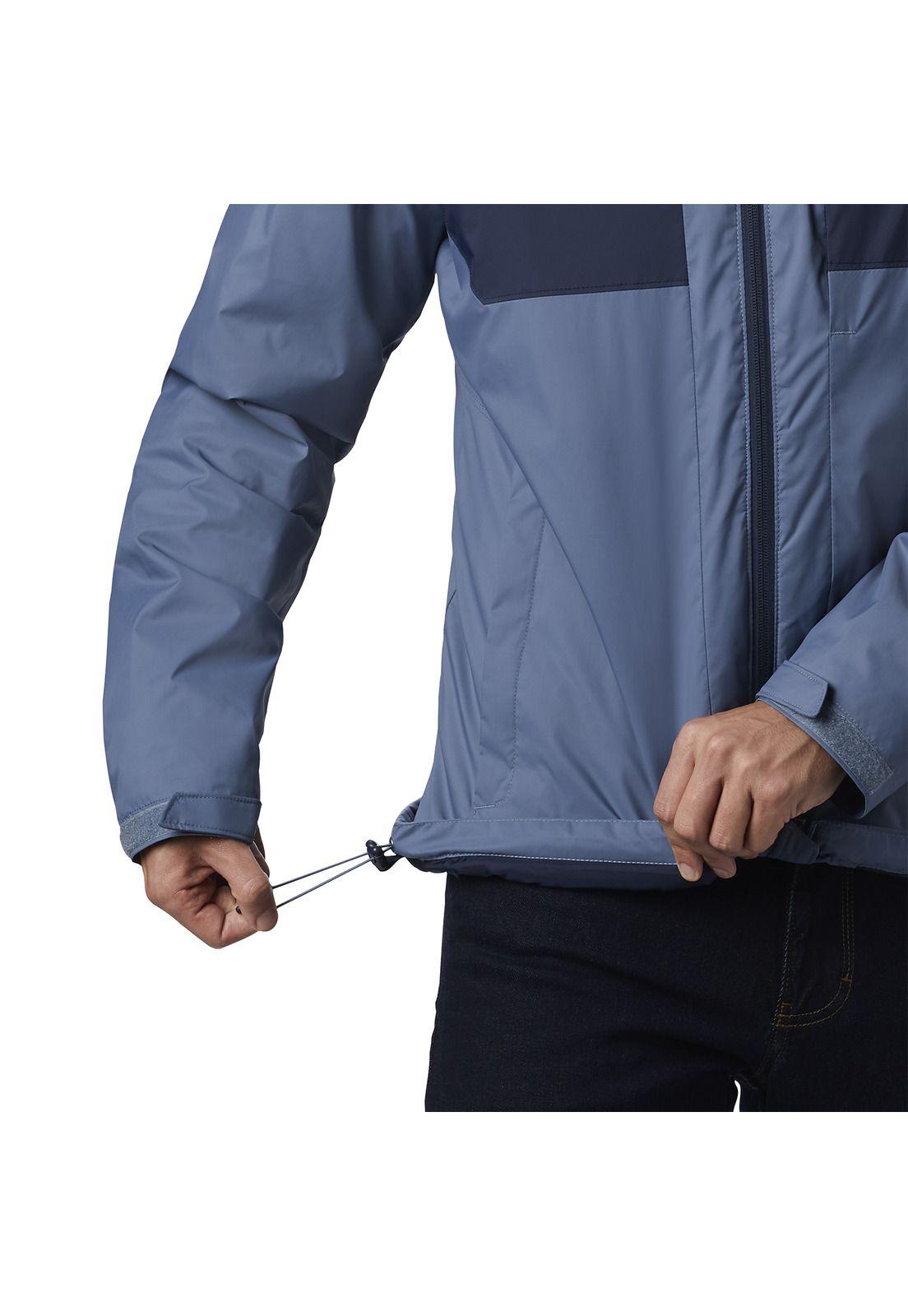 Parka Hombre Straight Line Azul-4