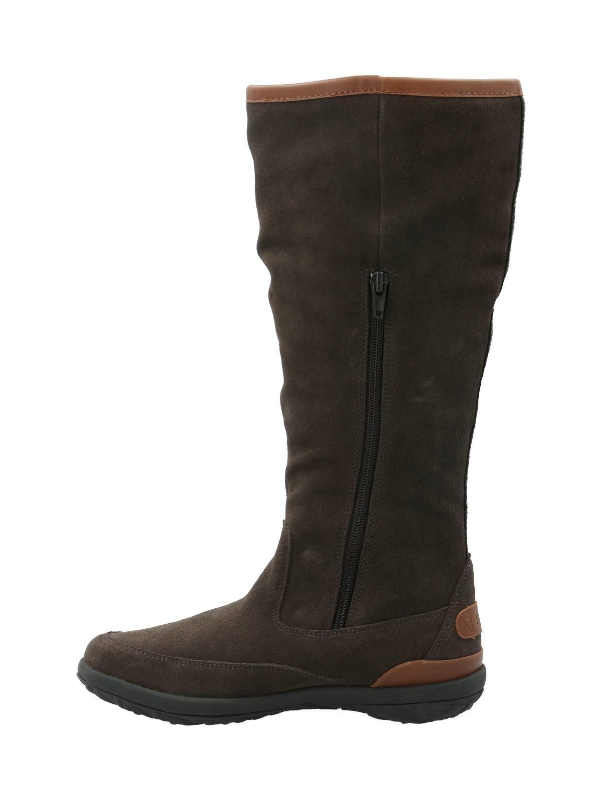 Bota Cuero Mujer New Amboro Gris-5