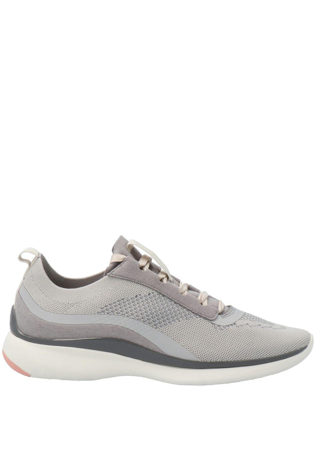 Zapatilla Cuero Mujer Adventure Gris-1