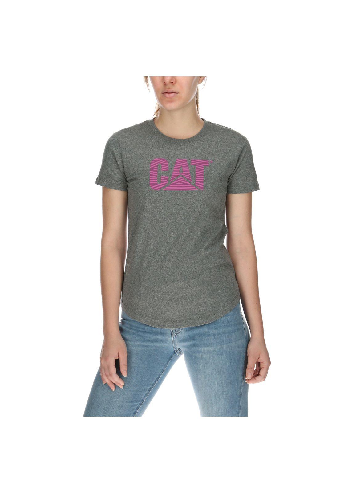 Polera Mujer Logo Gris-0