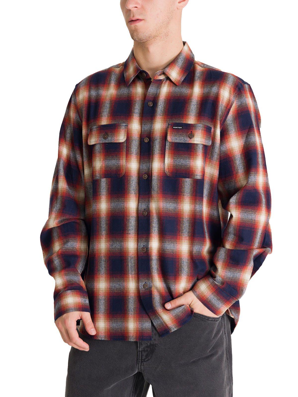 Camisa Manga Larga Hombre Flannel Azul-0