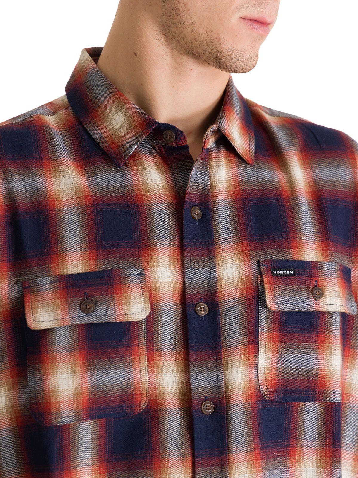 Camisa Manga Larga Hombre Flannel Azul-4