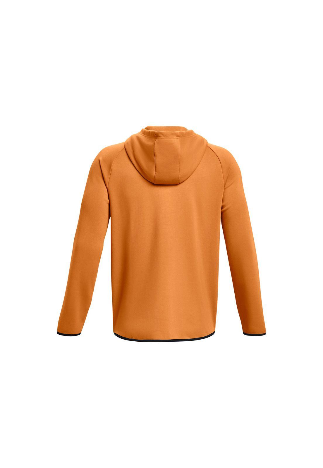 Polerón Train Unstppable Flc Hoodi Naranja Hombre-1