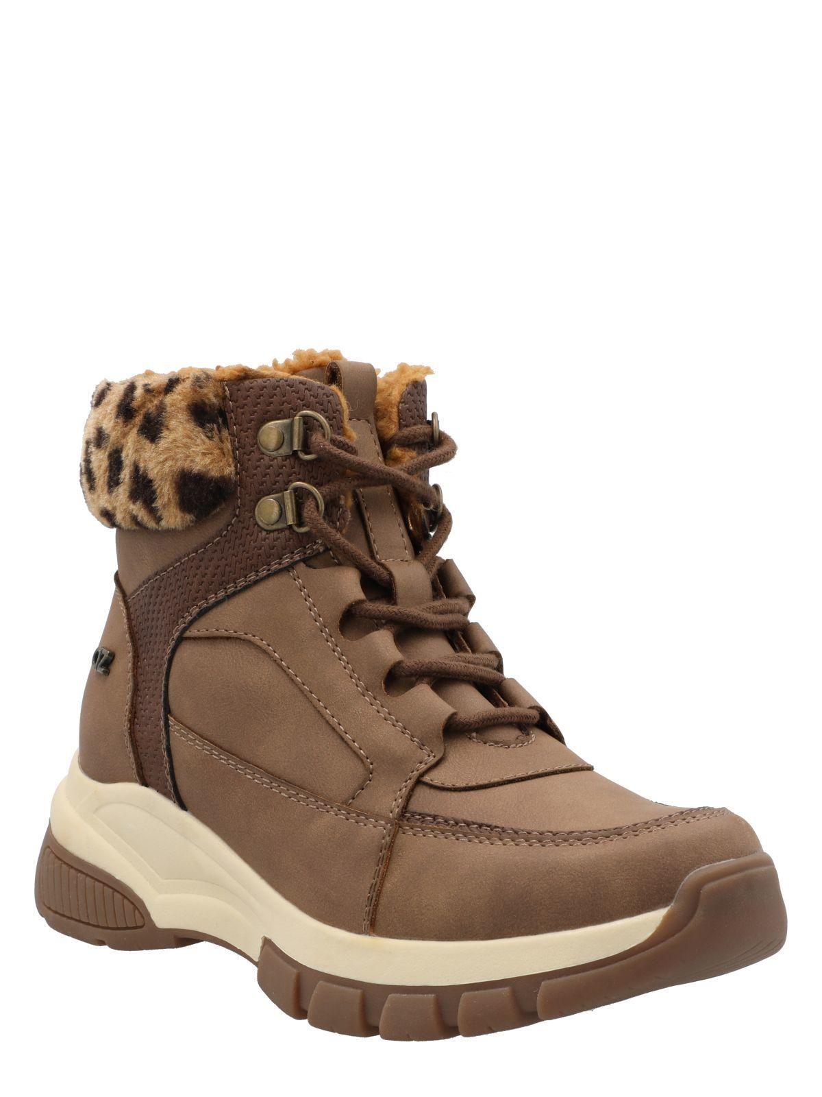 Botín Mujer Alba Cognac-0