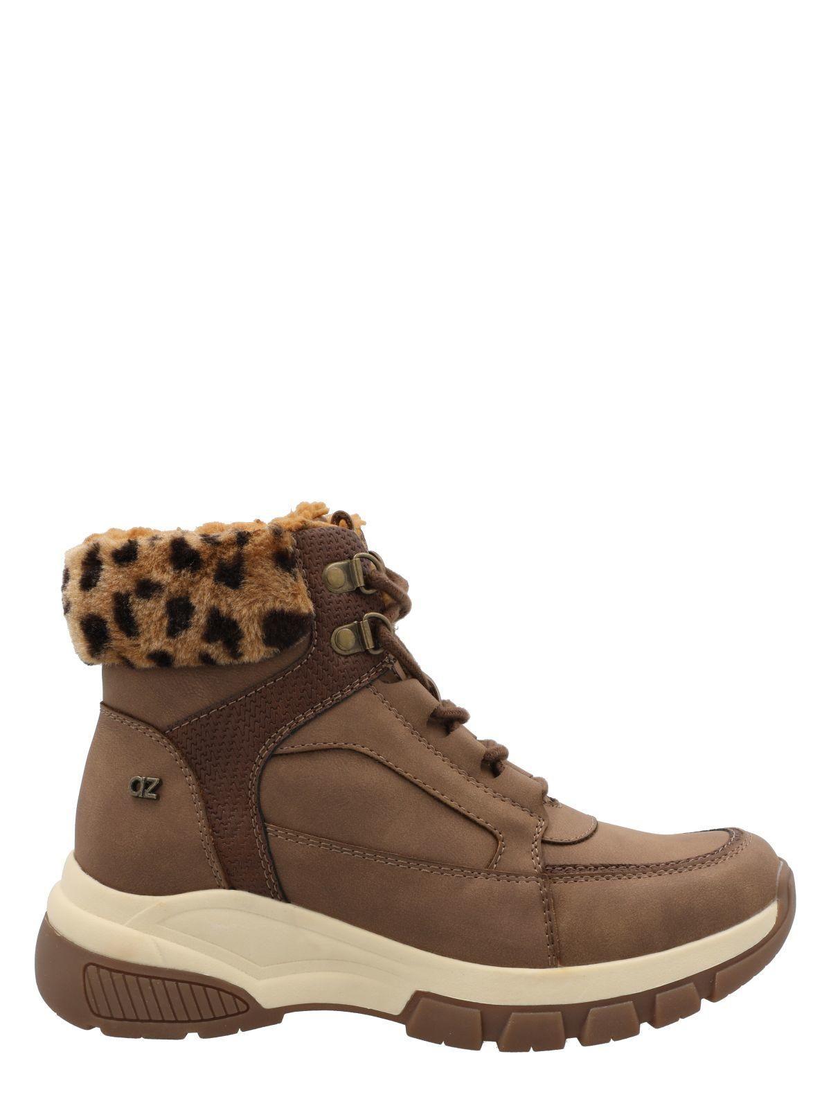 Botín Mujer Alba Cognac-1