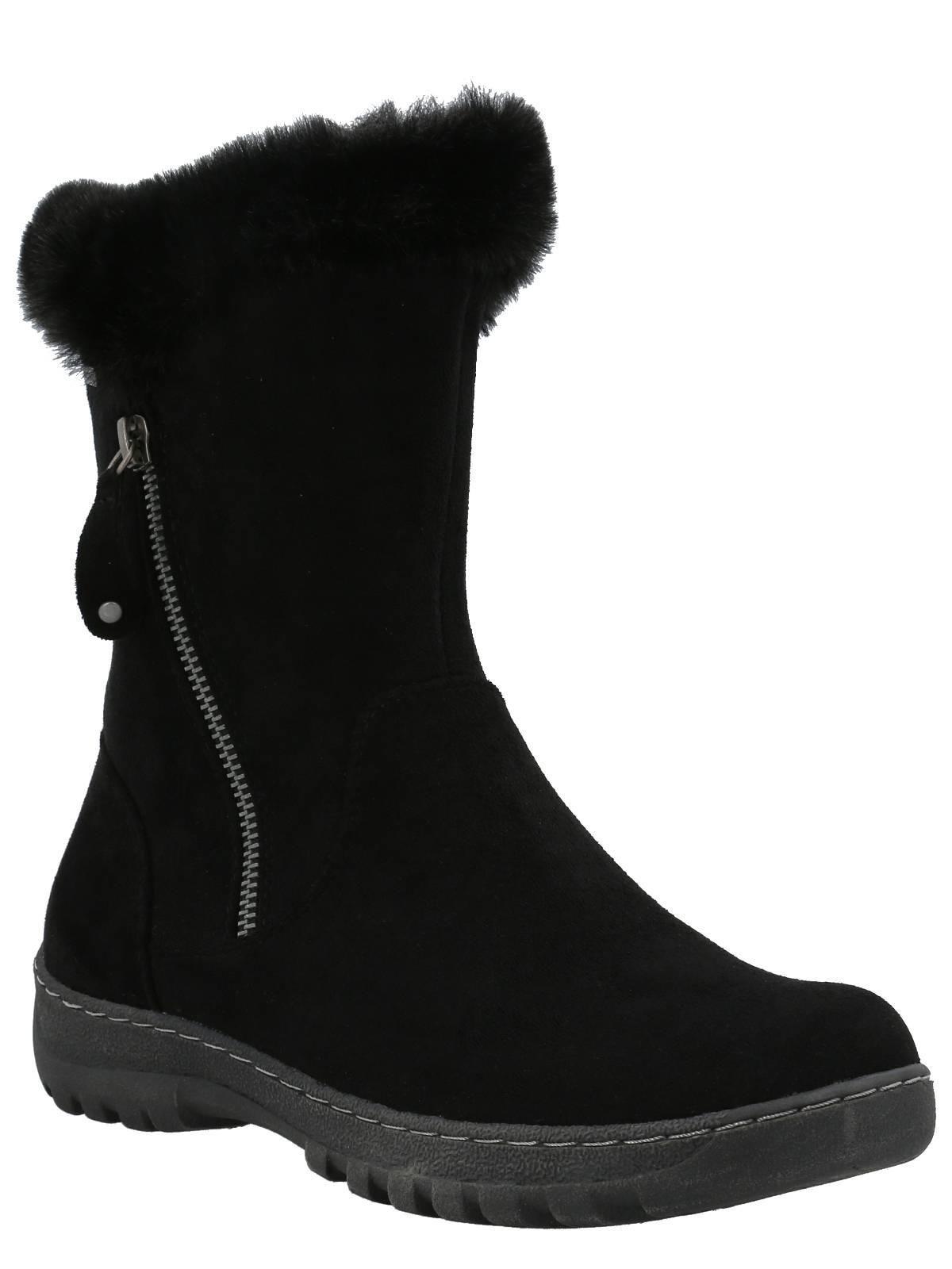 Botín Badajoz Mujer Negro-0