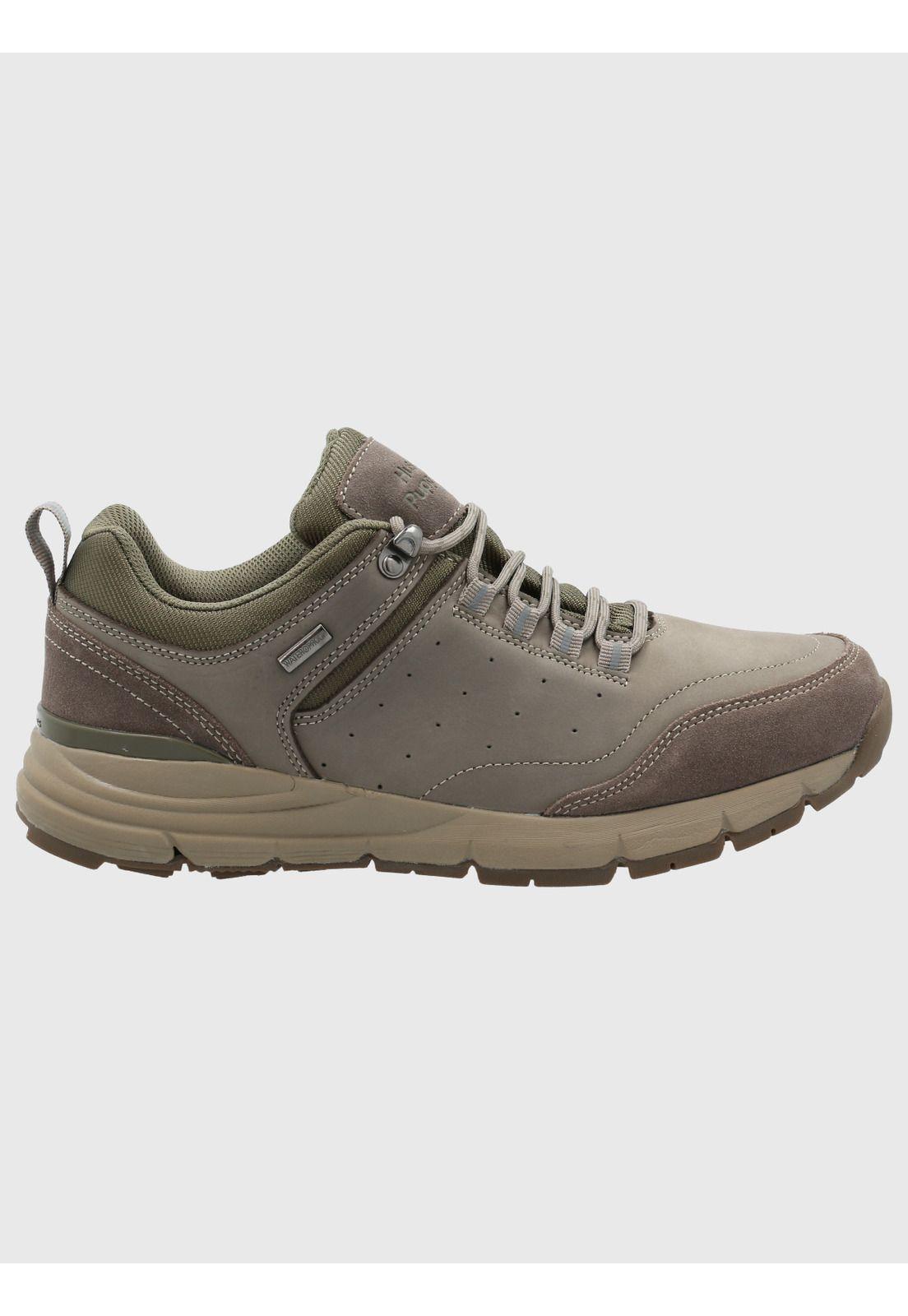 Zapatilla Cuero Hombre Aeon Gris-1