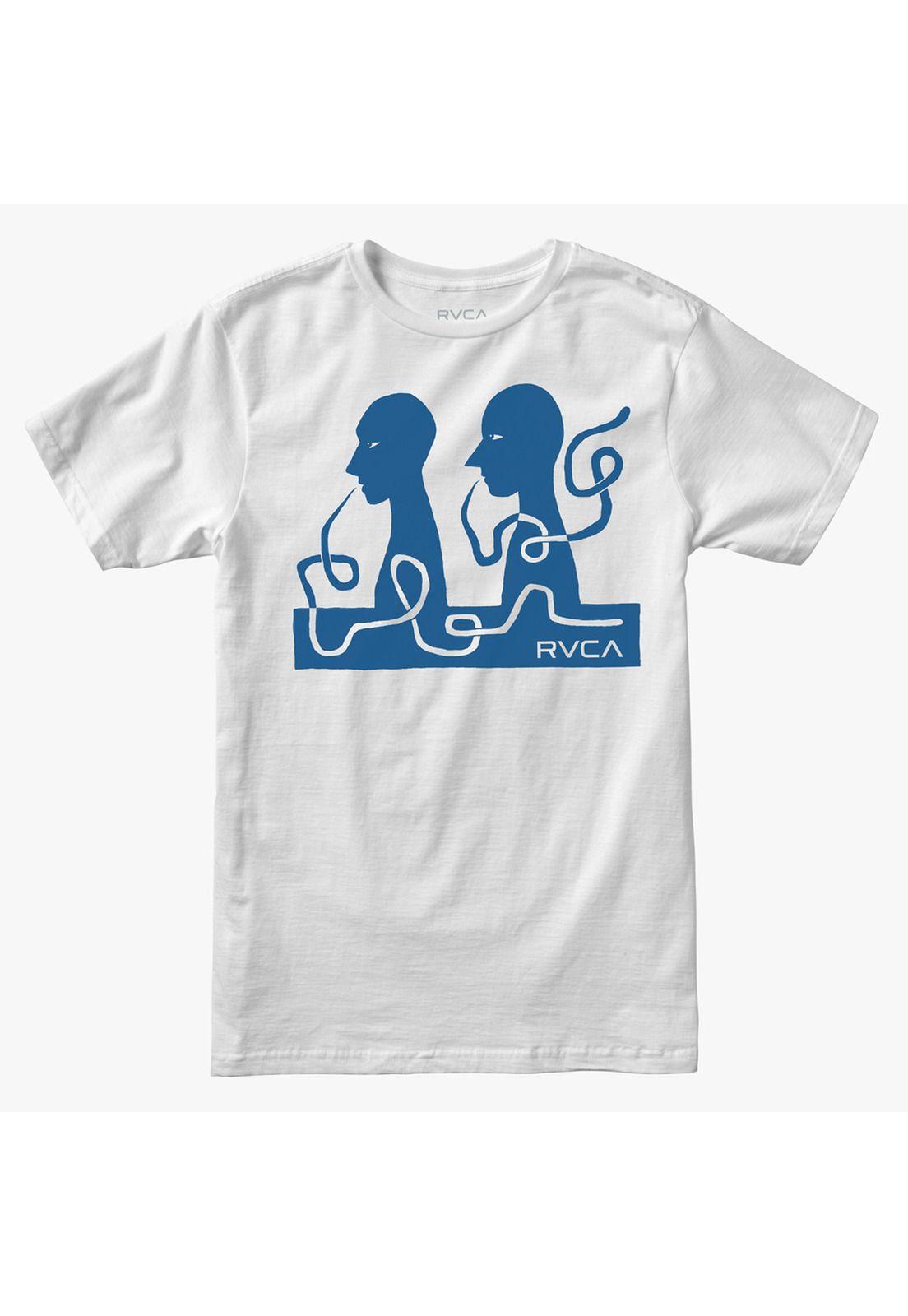 Polera M/C Hombre Silhouettes Blanco-0