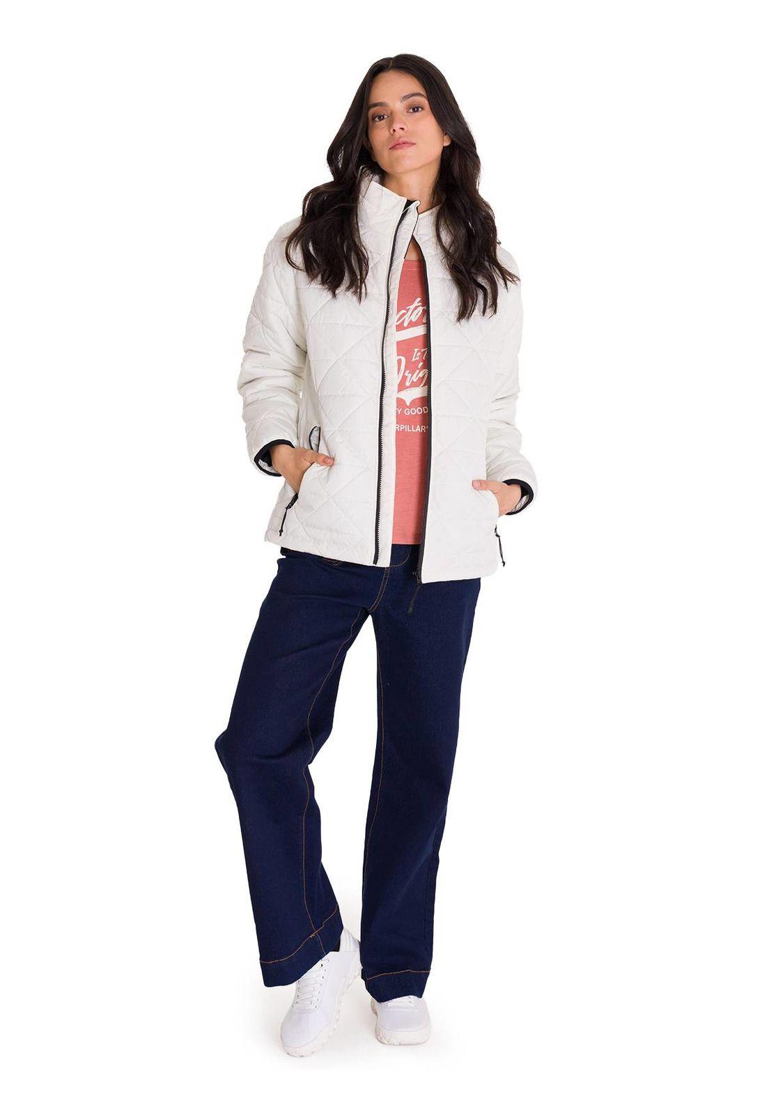 Parka Mediumweight Insulated Triangle Mujer Blanco-5