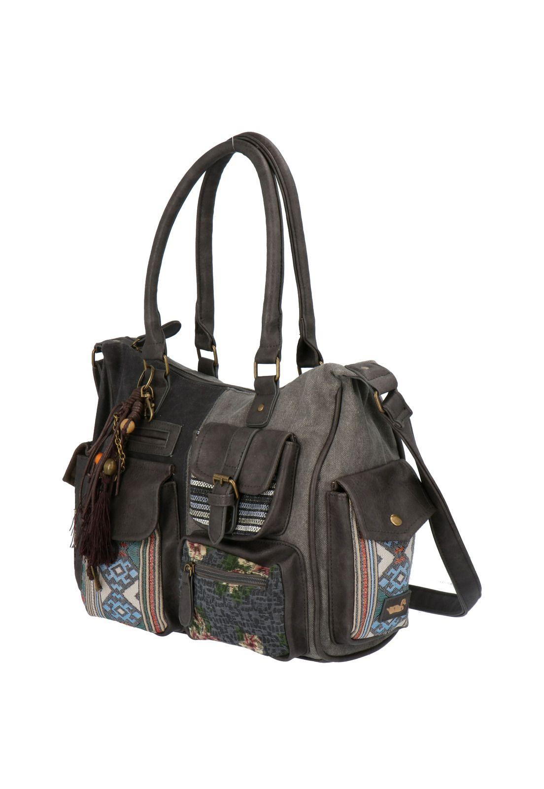 Cartera Mujer Lia Bag Gris-1