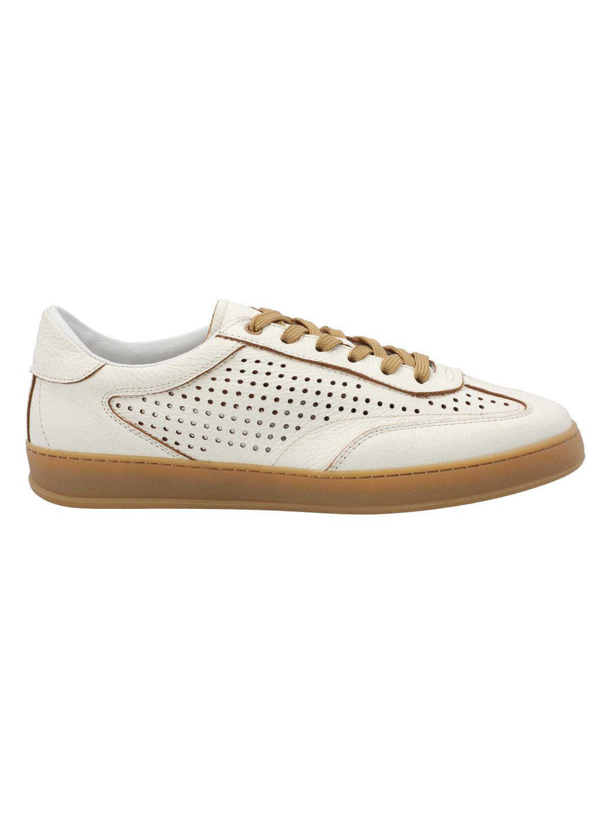 Zapatilla Cuero Hombre Riello Blanco-0