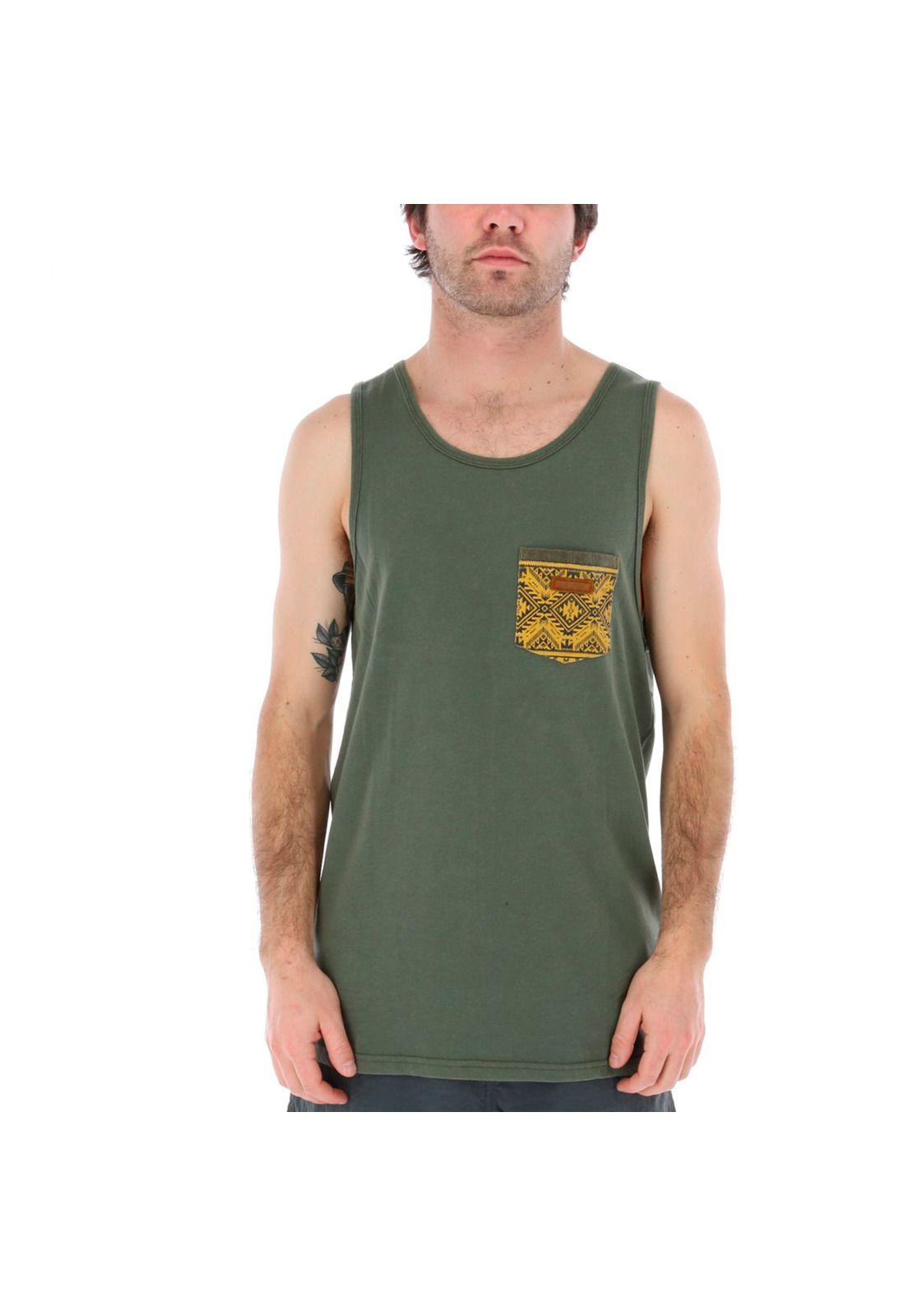 Polera sin Mangas Hombre Nakar Wash Tank-0