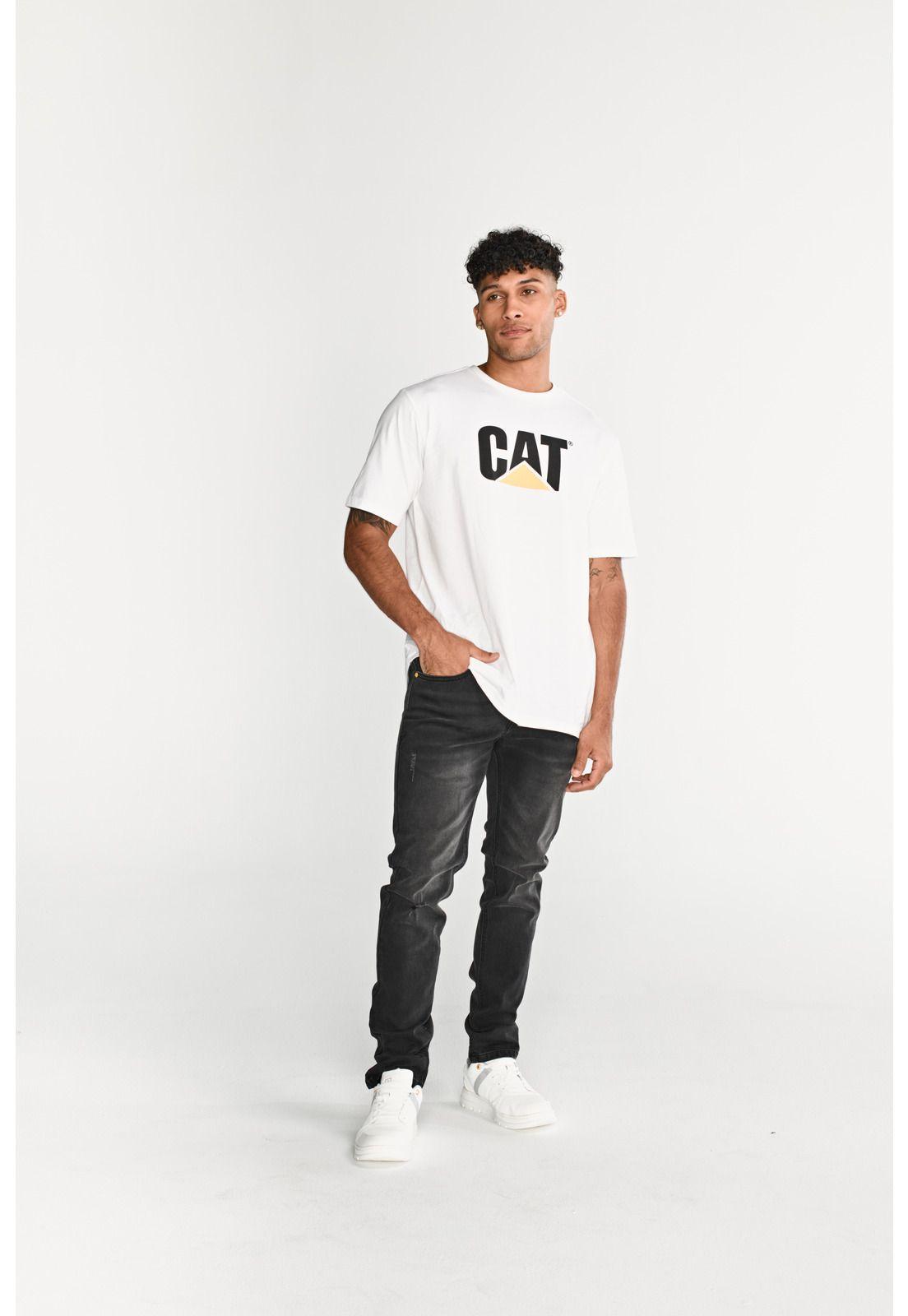 Jeans Skinny Hombre Triblend Stretch Denim Gris CAT-3