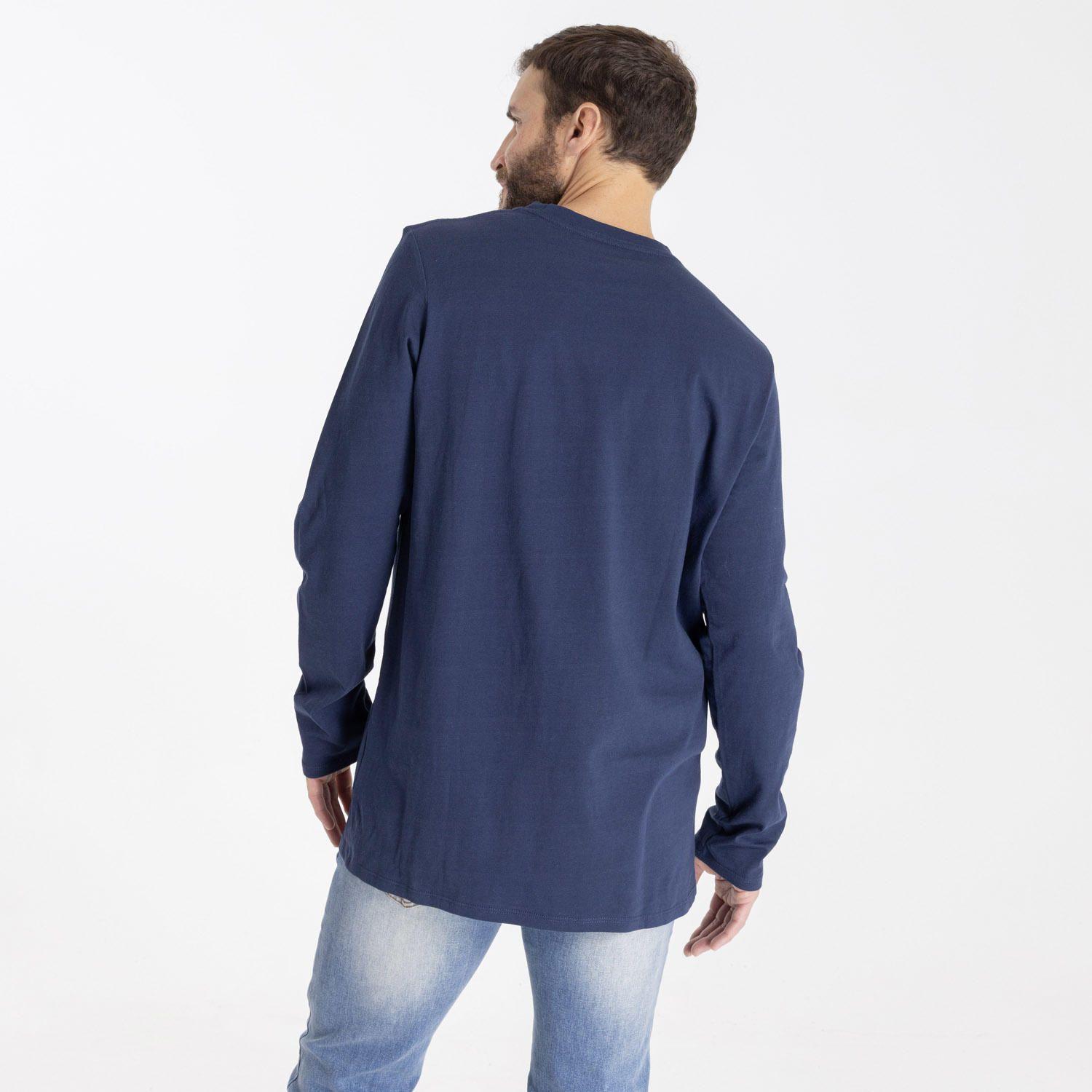 Polera Manga Larga Colfax Ii Azul Hombre-1