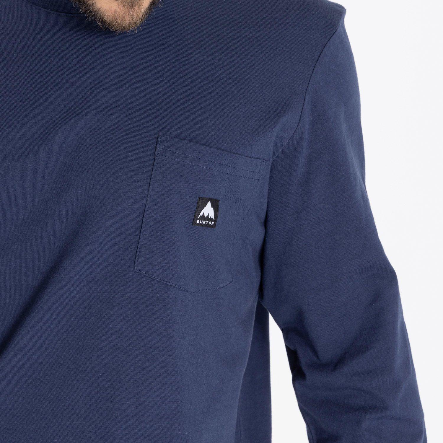 Polera Manga Larga Colfax Ii Azul Hombre-3