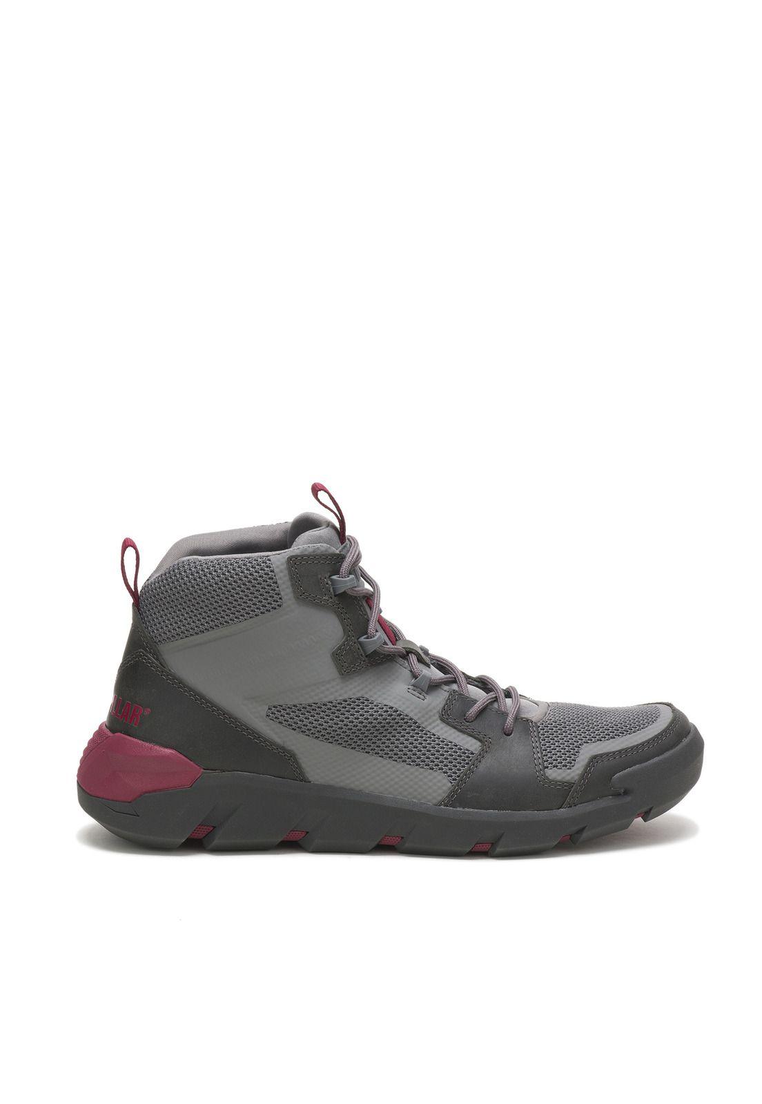 Zapatilla C/Cana Cuero Hombre Crail Base Mid Gris-1