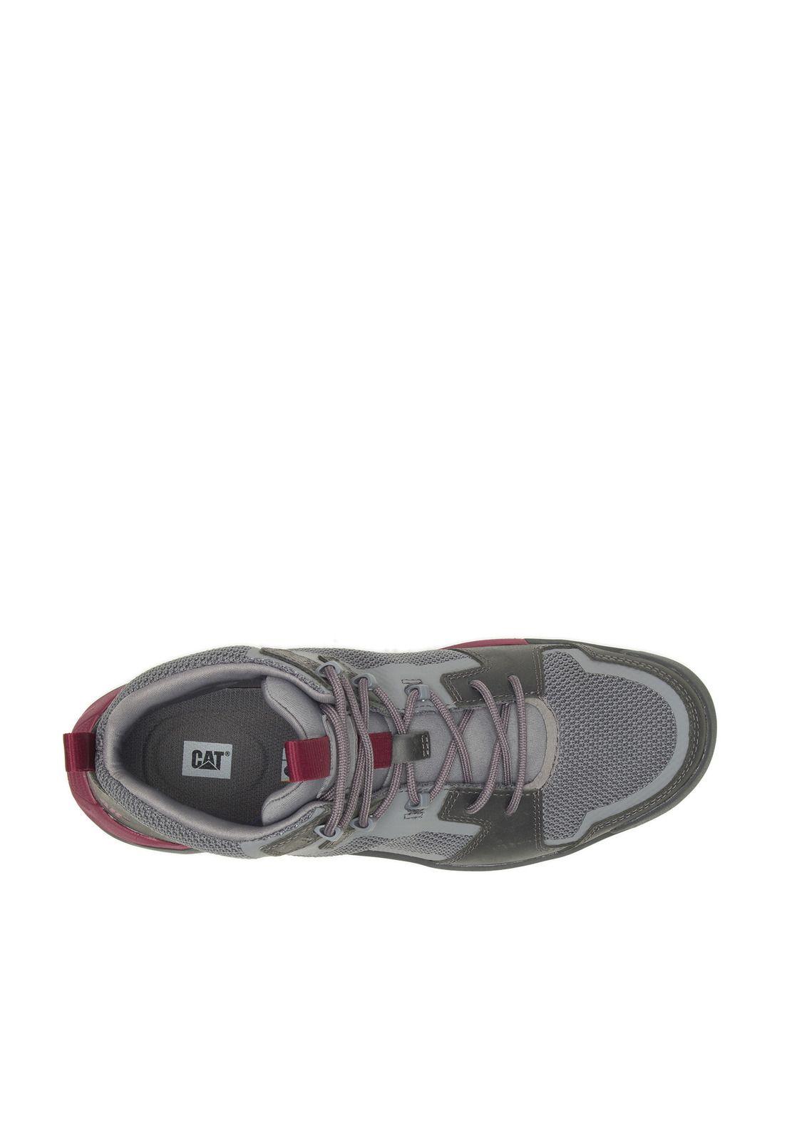 Zapatilla C/Cana Cuero Hombre Crail Base Mid Gris-4