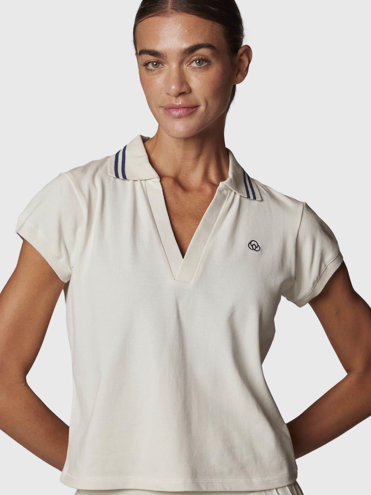 Polera Mujer Heritage Polo Aloe Crudo -0
