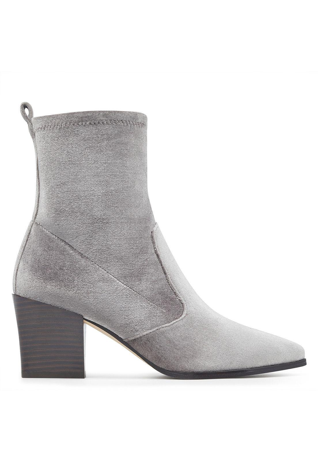 Botín Eshella Gris Mujer-0