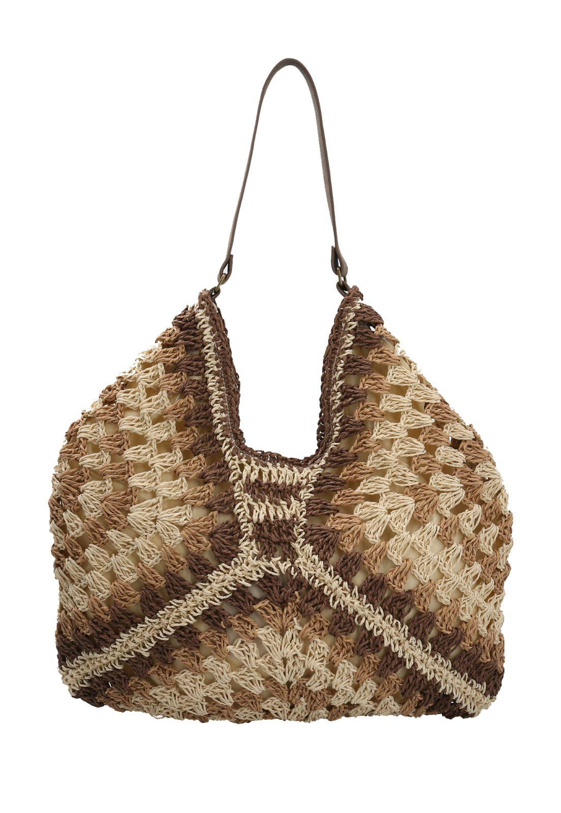 Cartera Sun Hobo Mujer Beige-3