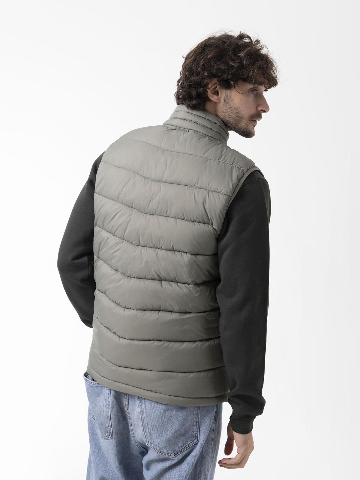 Parka Sin Mangas Hombre Core Quilted Vest Verde-5