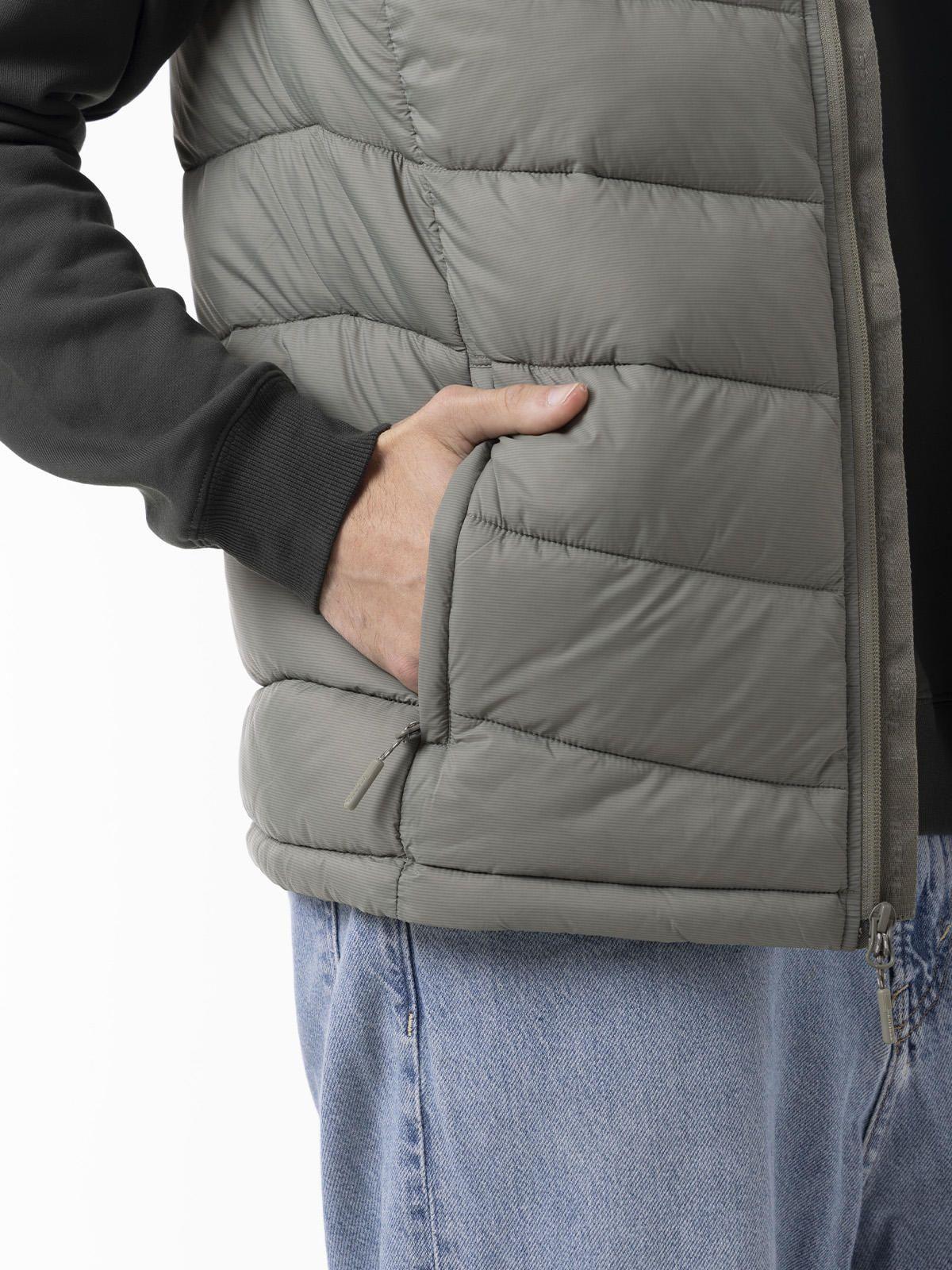Parka Sin Mangas Hombre Core Quilted Vest Verde-6