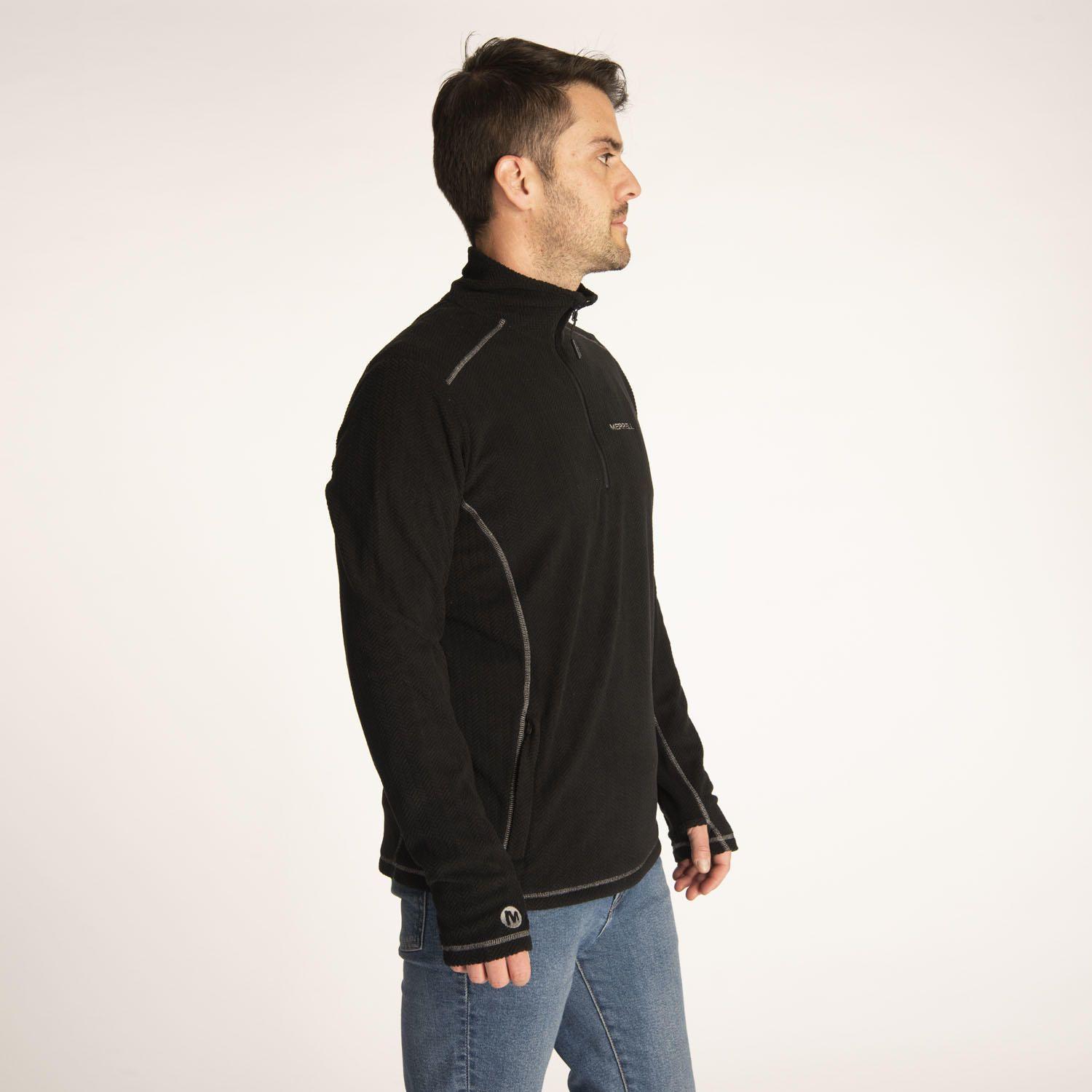 Polerón Hombre M Emboss Hike Gris-1