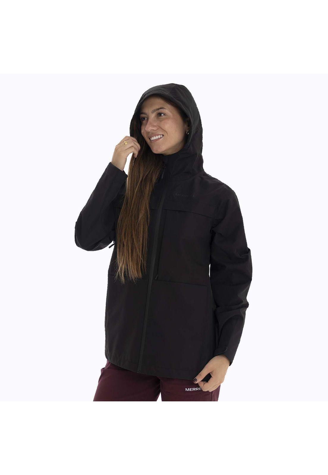 Impermeable Mujer Minnesota Negro Merrell-7