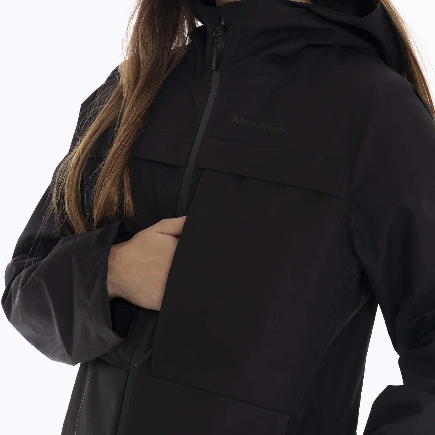 Impermeable Mujer Minnesota Negro Merrell-4