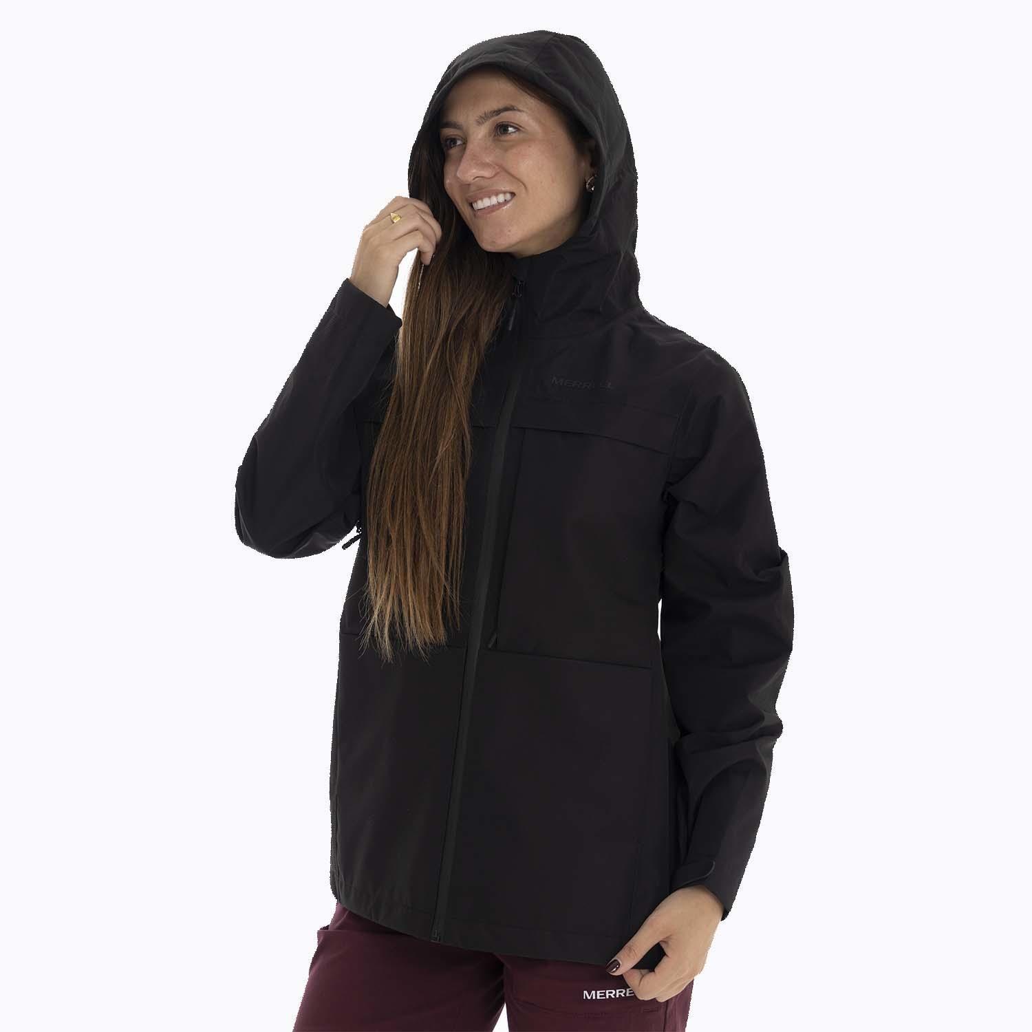 Impermeable Mujer Minnesota Negro Merrell-7