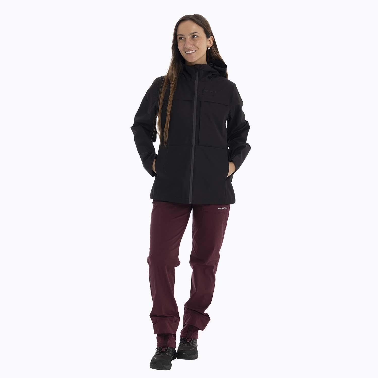 Impermeable Mujer Minnesota Negro Merrell-8