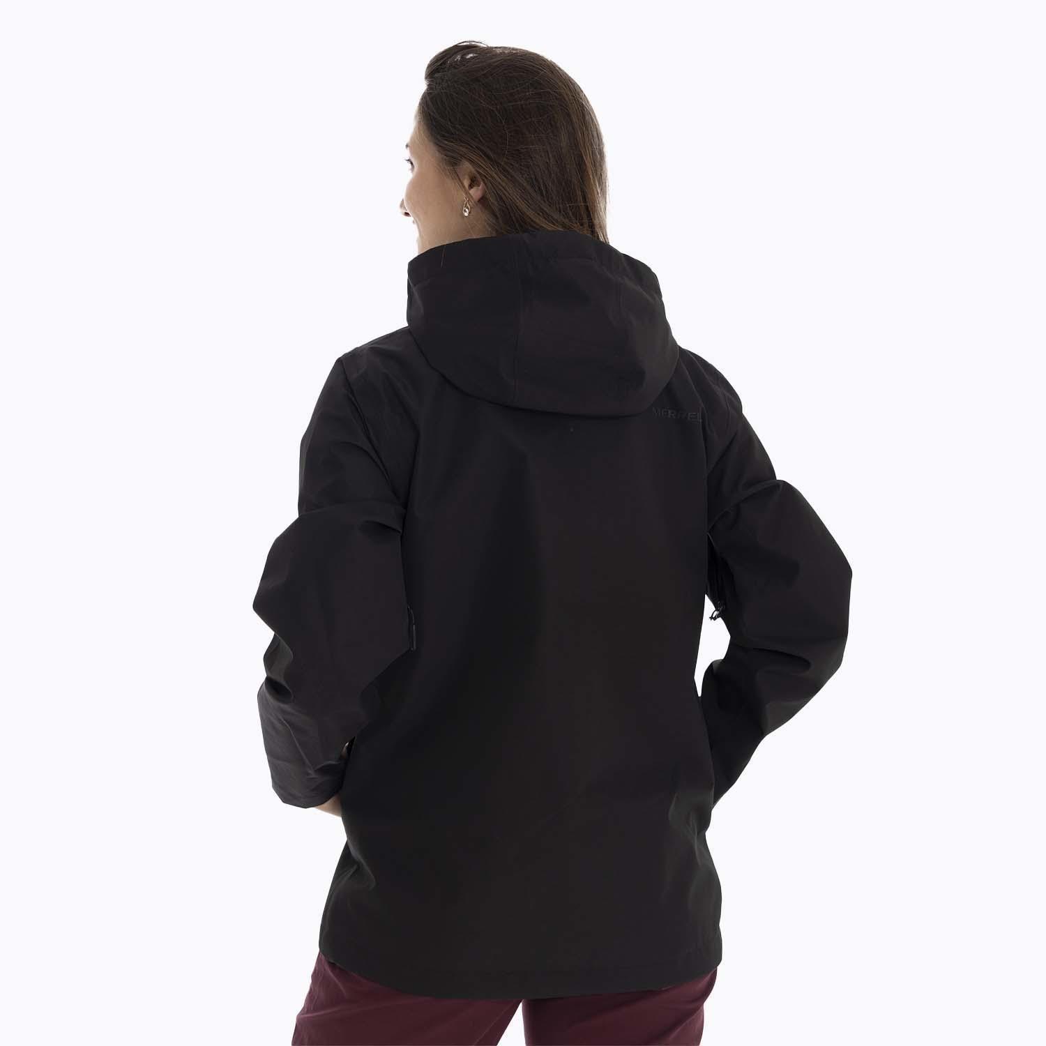 Impermeable Mujer Minnesota Negro Merrell-1
