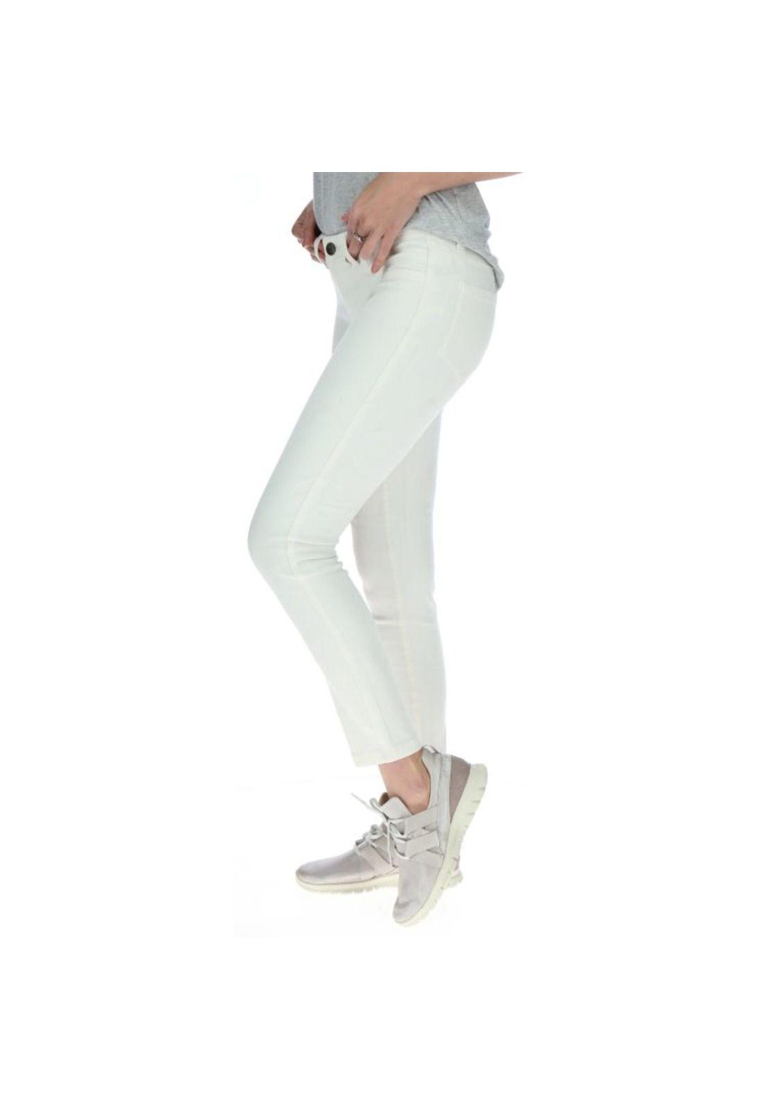 Jeans Mujer Essential Jegging Blanco-1
