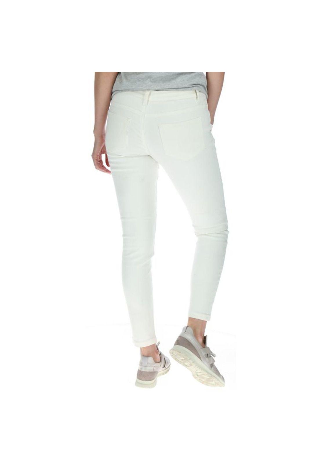 Jeans Mujer Essential Jegging Blanco-2