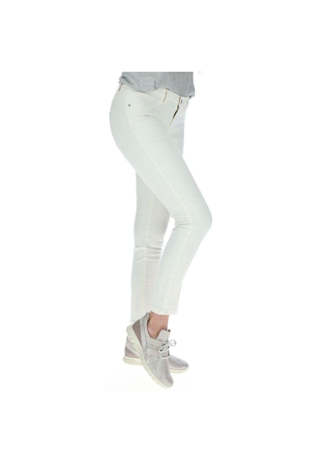 Jeans Mujer Essential Jegging Blanco-3