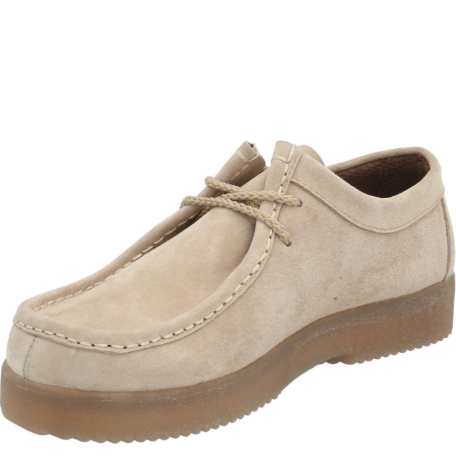 Zapato Cuero Mujer Navajo Taupe-4