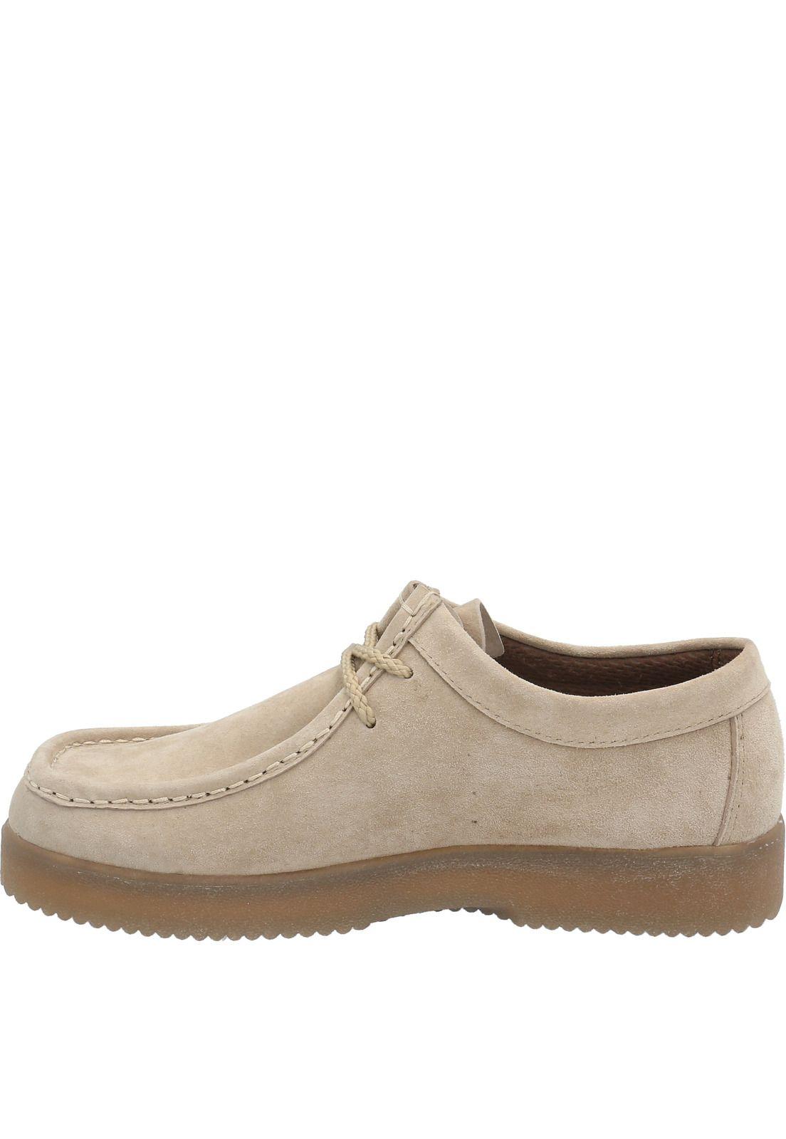 Zapato Cuero Mujer Navajo Taupe-5