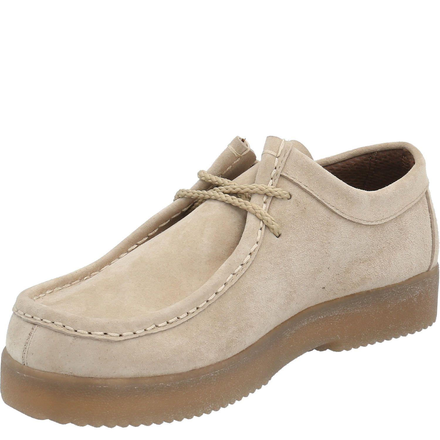 Zapato Cuero Mujer Navajo Taupe-4