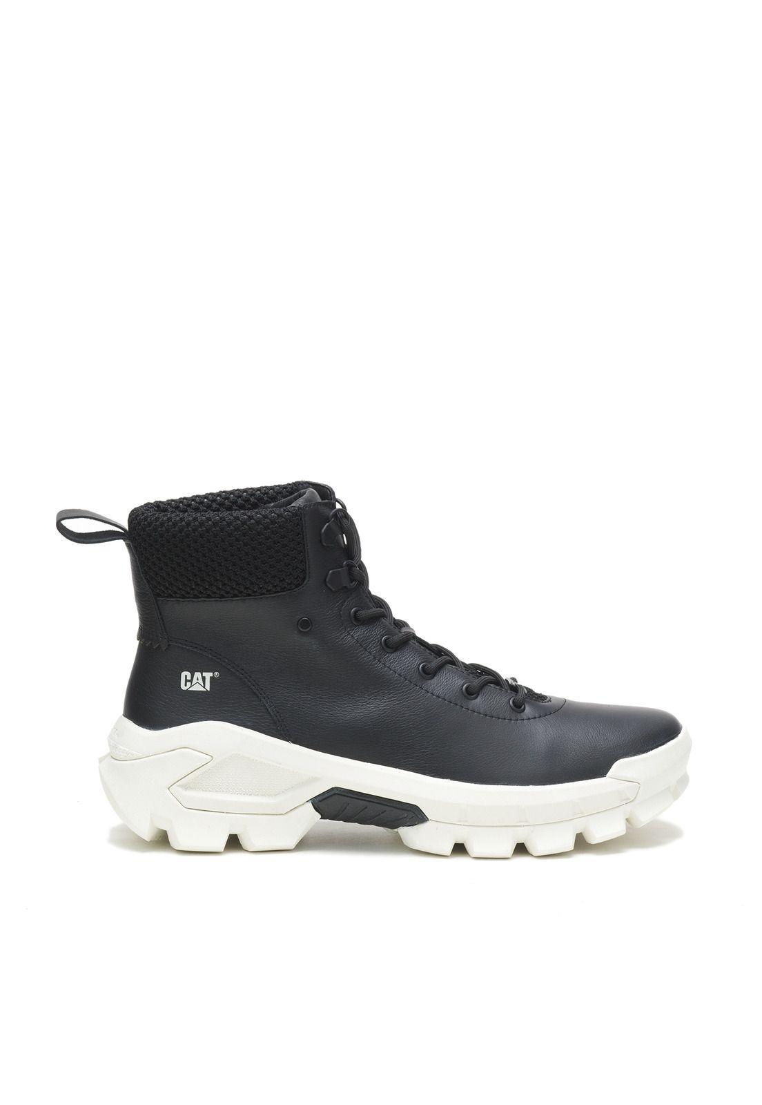 Botin Cuero Mujer Gig Mid Negro-1