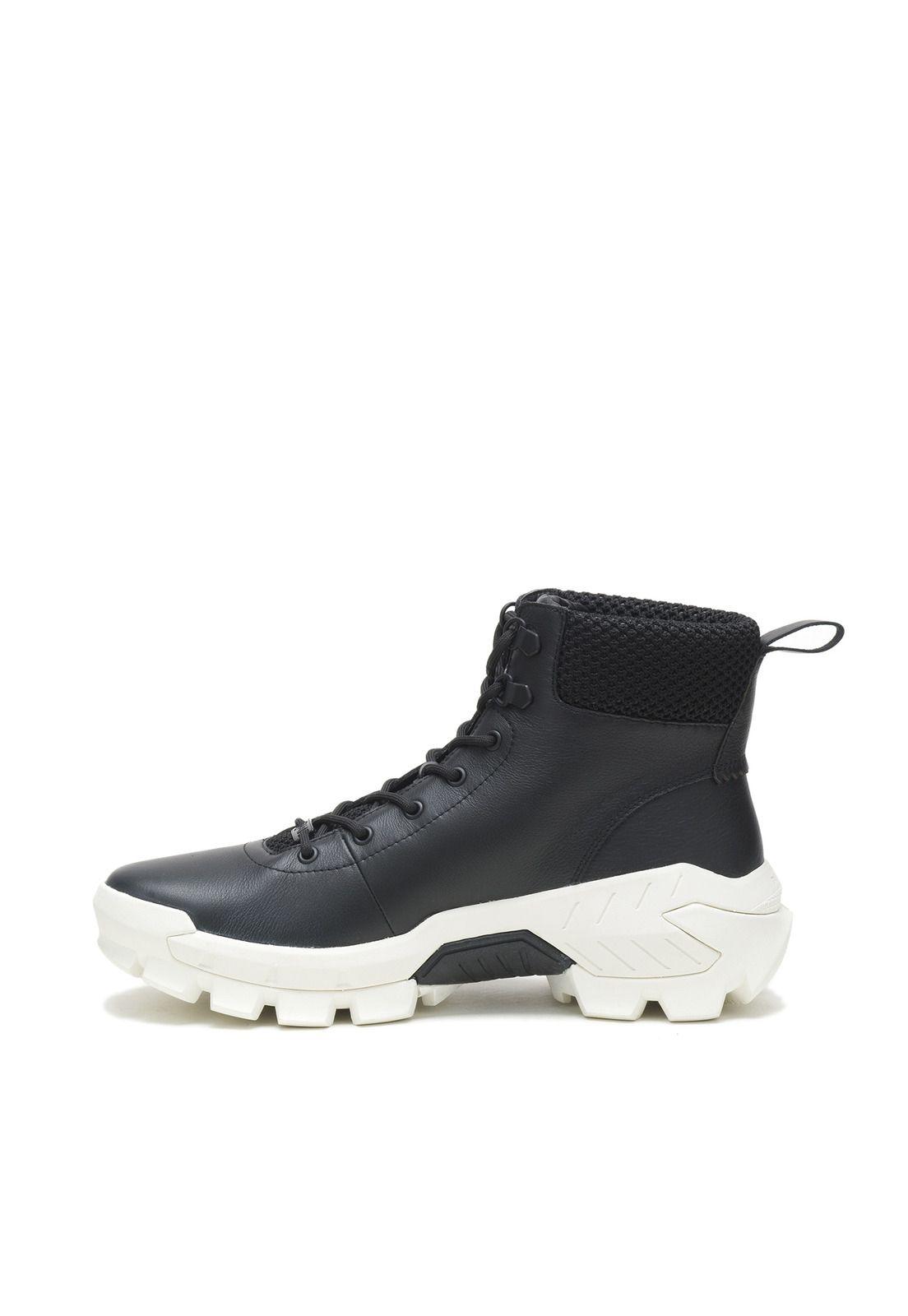 Botin Cuero Mujer Gig Mid Negro-3