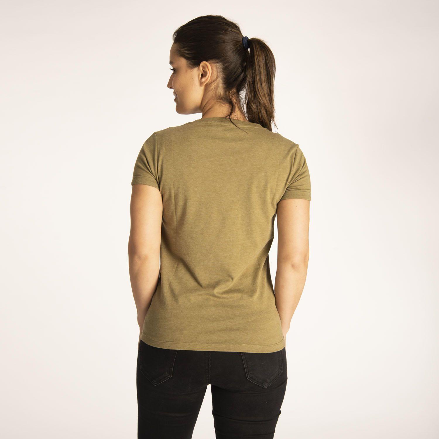 Polera M/C Mujer W Logo Tee Verde-3